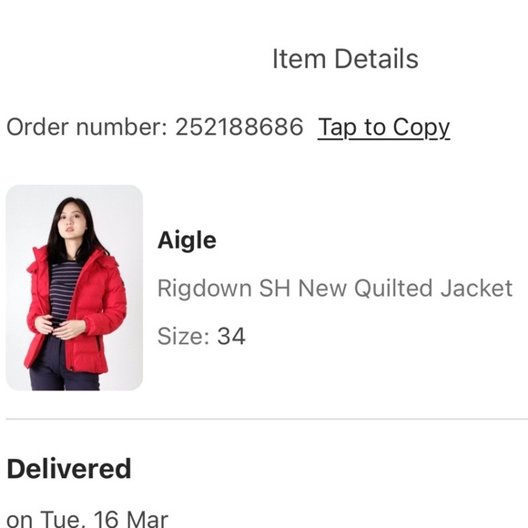 🇫🇷Aigle Winter Puffer/ Quilted Jacket for Women- 34 - Picture 6 of 15